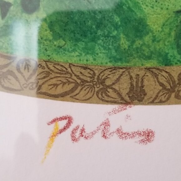 Paris Marc Shagal 30"x29" framed signed number authenticated limited lithograph! - Picture 5 of 12